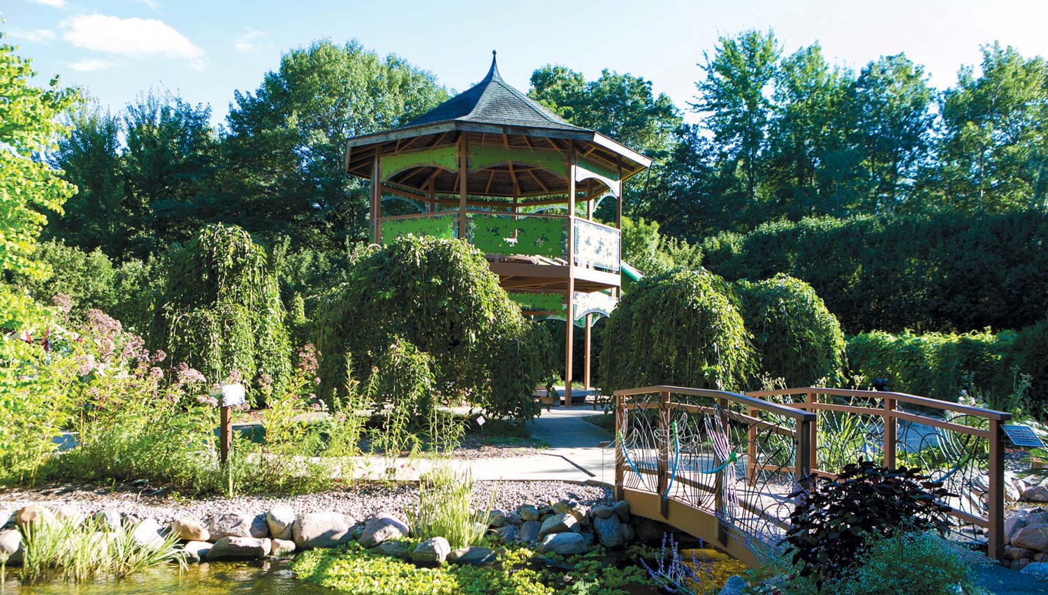 Children’s Garden treehouse at the Green Bay Botanical Garden