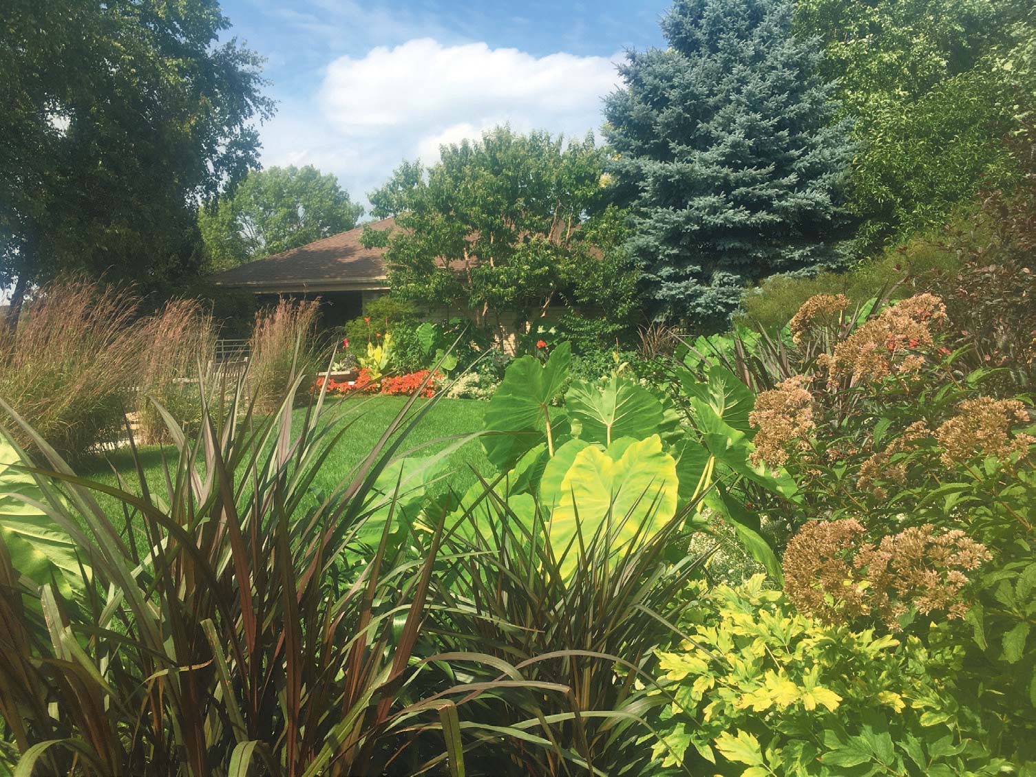 An ornamental garden at the Green Bay Botanical Garden. Contributed by the Green Bay Botanical Garden.