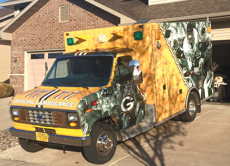 The Toll's tailgating Lambulance. Contributed photo