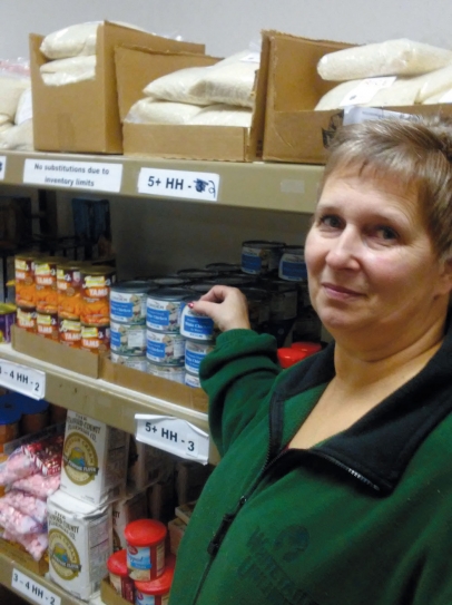 Amy Kinnard, food pantry manager at Lakeshore CAP in Sturgeon Bay.