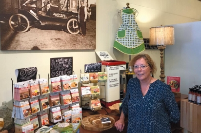 Madison Avenue Wine Shop & Market owner DeDe McCartney has blended some Sturgeon Bay West Side history in her new expanded business.