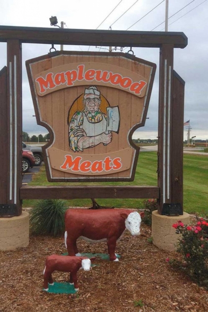 Maplewood Meats Sign