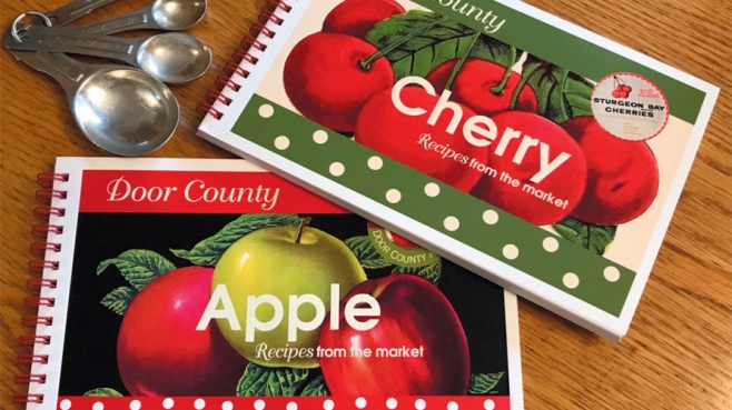 Cherry and Apple recipe books.