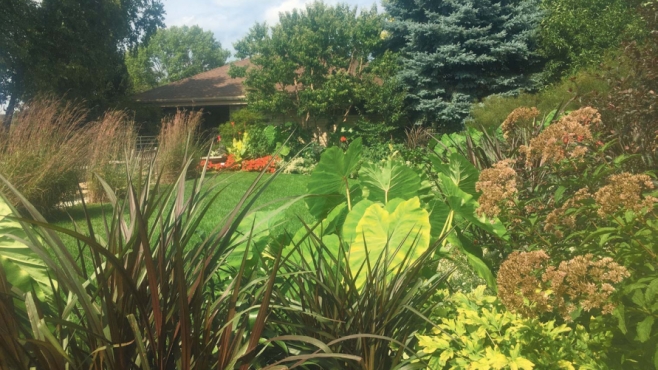 An ornamental garden at the Green Bay Botanical Garden. Contributed by the Green Bay Botanical Garden.