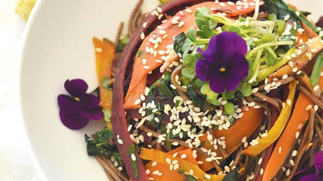 Soba Noodle Carrot Salad