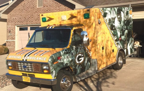 The Toll's tailgating Lambulance. Contributed photo