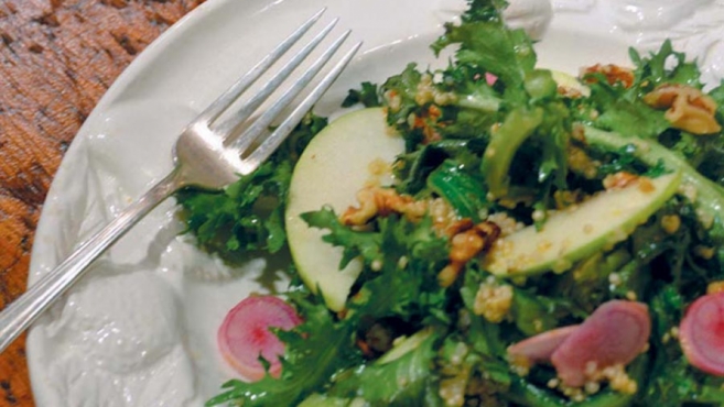 Warm Escarole & Quinoa Salad